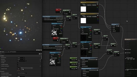 Another day, another cup of coffee and example. Every day you need to gain knowledge, here are some experiments with stars in Unreal Engine material from me to you. Don't forget about my secret place.https://t.co/H6pCZ200dI#gamedev #UnrealEngine #UE5