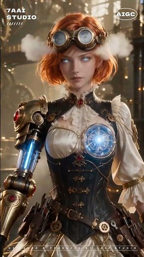 Steampunk Countess Transformation | AI One-Take Fantasy Cinematic by 7AAI Studio