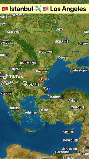 Turkish Airlines Flight TK9: Istanbul to Los Angeles