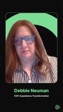Leading experience transformation with AI | Debbie Neuman