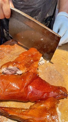 Perfect 👌 Roasted Duck 🦆 Cutting 🔪 Prep😋 #usa #foryou #shorts