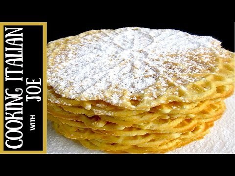 Pizzelle Italian Waffles | Cooking Italian with Joe