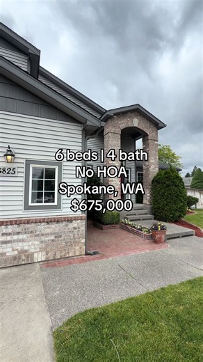 Spokane 6-Bed Home for Sale — Quiet Cul-de-Sac, No HOA