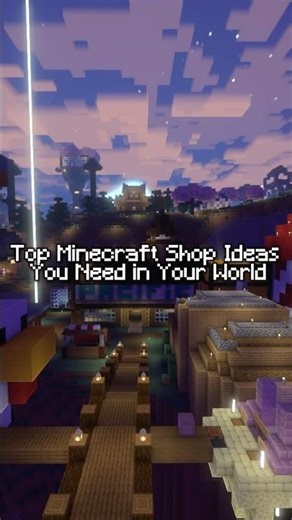 Top Minecraft Shop Ideas You NEED in Your World!