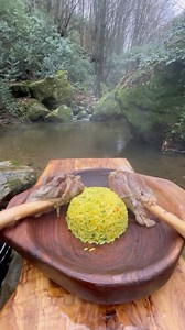 Lambs Shanks in the Woods?! 😍🔥#lamb #cooking #outdoorcooking #asmr #survival #recipe #knifeskills | The Nikos Knife