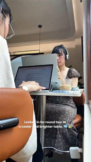 A Productive Cafe Study Date ☕️💻 (we finally locked in) | Aesthetic Study Vlog