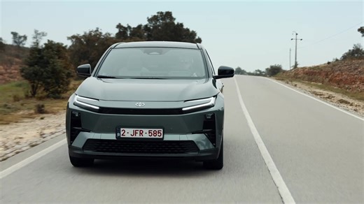 2026 Toyota C-HR+ AWD in mineral driving video