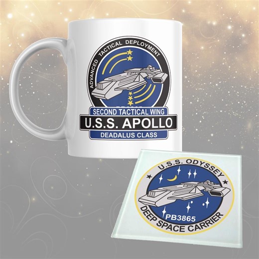 Stargate Mug - Stargate SG-1 USS Apollo - Gift Set, Mug & Coaster Available - Etsy