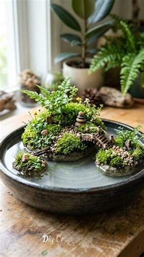 How I Turned Concrete Into Miniature Floating Worlds #shortvideo #viral #shorts