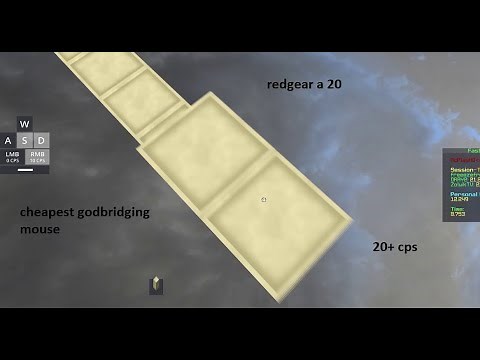 the cheapest drag clicking mouse (20 cps) || redgear a 20