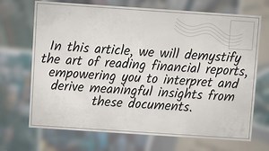 How to Read Financial Reports