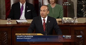 Mexico President Calderon Address to Joint Meeting of Congress