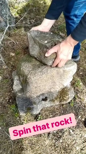 Geocaching on Instagram: "💚 Geocache of the Week 💚 Hidden not far from the sandy beaches of Lake Brombach in Germany is a geocache masterpiece just waiting for the next geocacher to find. 🔄 Could you find this ‘spin-tastic’ Geocache of the Week (GC4G6AR)? 🔄 Video by Team_Rhoeny. Video: In a forest, a geocacher finds a multi-rock puzzle. Turning the top rock reveals a rod that, when lifted, allows the second rock to rotate, exposing a small plastic geocache container. #geocaching #geocache #g