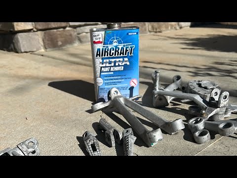How to Remove Powder Coating Quickly - Down to Metal with Aircraft removal