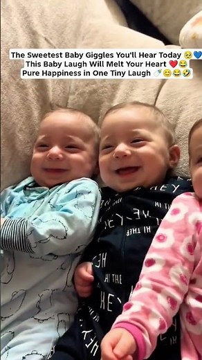 Sweetest Baby Giggles You'll Hear Today💙This Baby Laugh Will Melt Your Heart😂Pure Happiness#cute