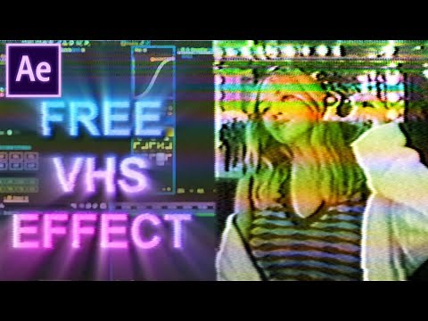 Free VHS Effect Tutorial (NO PLUGINS) *Free VHS pack*
