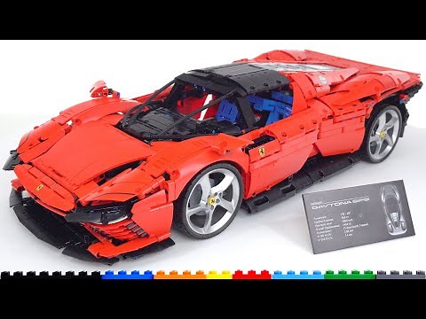 LEGO Technic Ferrari Daytona SP3 review! Well-engineered, well-finished, and frustration-free