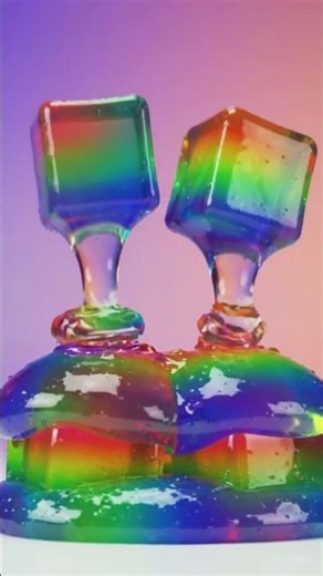 Oddly Satisfying Jelly Jumping in Perfect Seamless Loop 4K