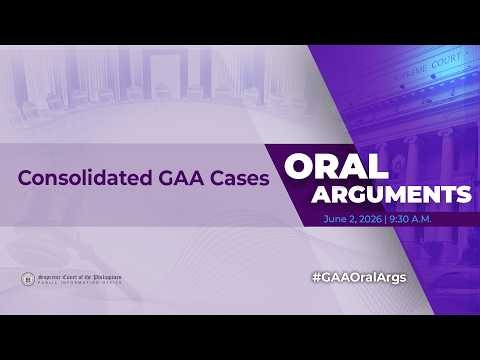 ORAL ARGUMENTS ON G.R. NOs. 271059, 271347, E-02472 & E-04036 - JUNE 2, 2026