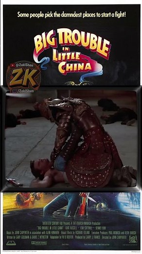 Golpe en la Pequeña China |41| Iconic Scenes | Kurt Russell Big Trouble in little china #80s #movie