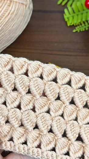 Easy Double-Sided Crochet Pattern – Perfect for Bags & Blankets #Crochet #Crochettutorial #Handmade #Blankets