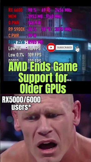 AMD Ends Game Support for RX 5000 & 6000 GPUs 😱 | GPU Insights #gaming #gpuinsights #tech