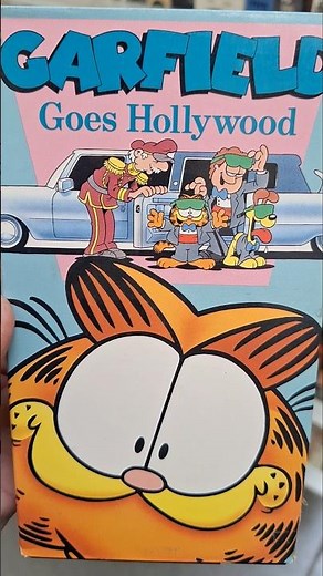 Garfield Goes Hollywood VHS Tape Movie collectible item #goldhunter137