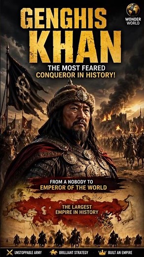 He Conquered HALF the World! 😱 The Untold Story of Genghis Khan