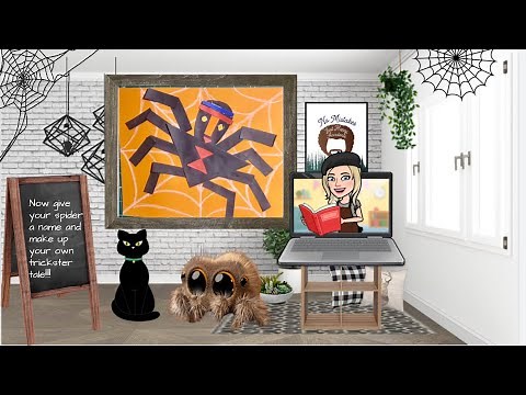 Anansi Spider First Grade Shape Collage
