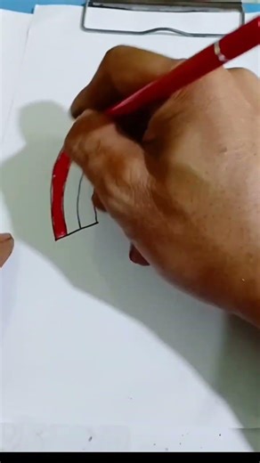 belajar menggambar pelangi #gambar #drawing #art