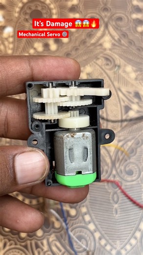 How to increase torque of dc motor ⚙️ Making Mechanical gear servo #servomotor #mechanical #shorts