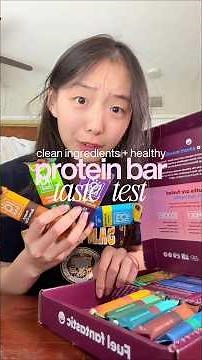 healthiest protein bars review! 😛🫶 Code XIAOGAO20 for 20% off your order if u want to try them 🫣