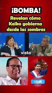 🚨 THE ACT HAS COLLAPSED! Keiko is the 'Shadow President' who runs Peru. 🏛️🌑 #news