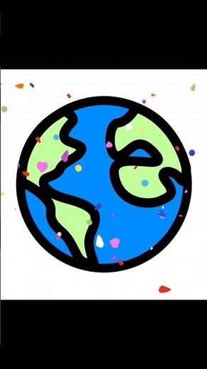 How to Draw Earth 🌍 | Easy Drawing for Kids
