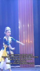 Juara umum peraih uang pembinaan 3 jt KEYLA CANTIKA SEPTIA PITRI Sanggar @dwiartaproduction Pasanggiri jaipongang Di @saung_gerengsengteam @keylanada_official #menginspirasi #cintaiseni | Wawan Setiawan