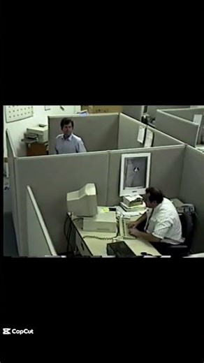 BAD DAY -MAN DESTROYS COMPUTER