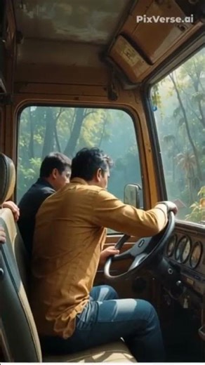 🚍 “जंगल के बीच बस और बड़ा गड्ढा – रोमांचक सफर की कहानी!”