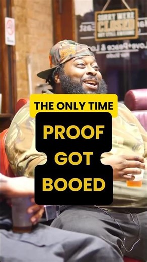 The Only Time Proof Got BOOED Off Stage! 🎤 #eminem #proof #shorts