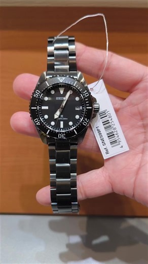 Seiko Prospex Solar Diver’s in All Black Sne599p1 #seikodiver #SNE599P1 #Seiko #seikoprospex #Seikosolar