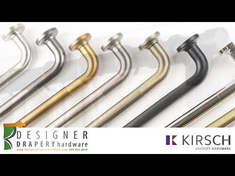 Kirsch Designer Metals Collection | Designer Drapery Hardware (Promo)