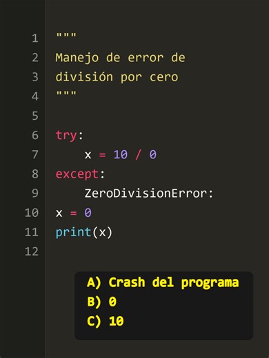 Evita que tu Programa Colapse Dividir por cero es un error fatal en programación. Un buen desarrollador sabe cómo atrapar esa falla antes de que explote el programa.