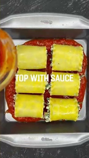Lasagna Roll Ups #shorts