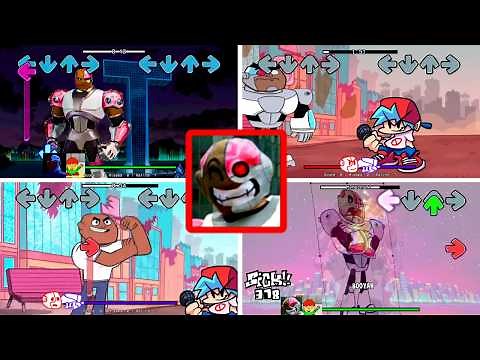 FNF Vs Cyborg [FULL WEEK & LIRICS]