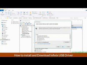 How to install and Download Infinix USB Driver
