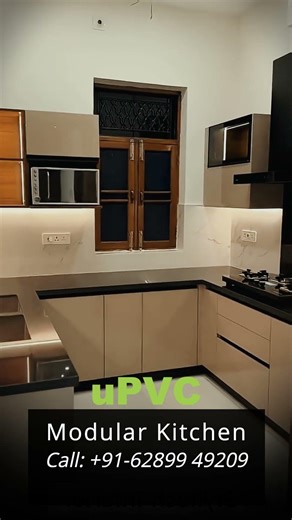 uPVC PVC Modular Kitchen at Bhowanipore in Kolkata