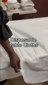 4 Pack Plastic Table Cloth Disposable for Party,White Tablecloths for Rectangle Table - Mant #ad