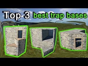 TOP 3 BEST TRAP BASES| Rust Console