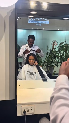 Joy Ohon on Instagram: "I do miss my natural hair sometimes but relaxing my hair has been such a fun experience. I think I’ll go natural again after a few years.☺️"