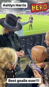 #LPstrong Luna Belle Perrone on Instagram: "Friday night was one of the BEST nights ever!! I went to the last game of the season for the Orlando Pride. ⚽️ I got to meet to the BEST goalkeeper of all time Ashlyn Harris. Ashlyn is a hero of mine and she is not just an amazing soccer goalie. Ashlyn is KIND, she cares and is also a great mom to Sloane. I was just finishing up eating my soft pretzel when the game ended. My dad gave me the soft pretzel and I handed him my mask. My dad was sitting a fe