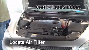 How to Change Engine Air Filter: 2012 Chevrolet Malibu LTZ 2.4L 4 Cyl.